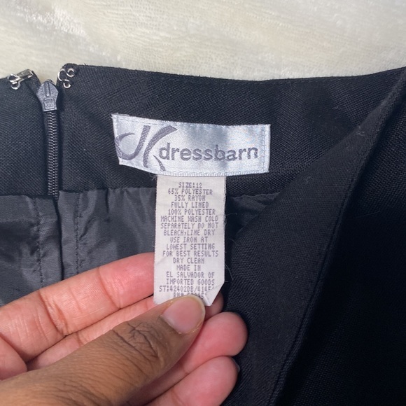 Dressbarn Black Skirt size 12 - Picture 3 of 7